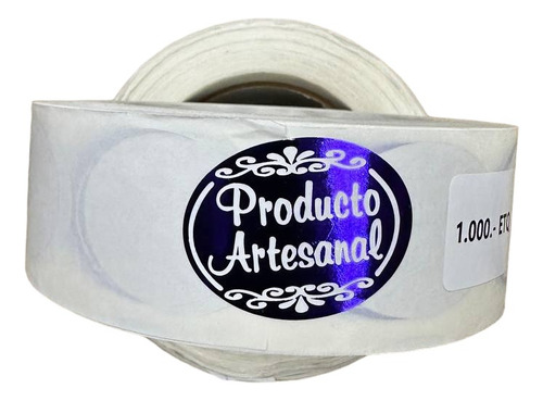Etiquetas Autoadhesivas Producto Artesanal (1000 Unidades) 4