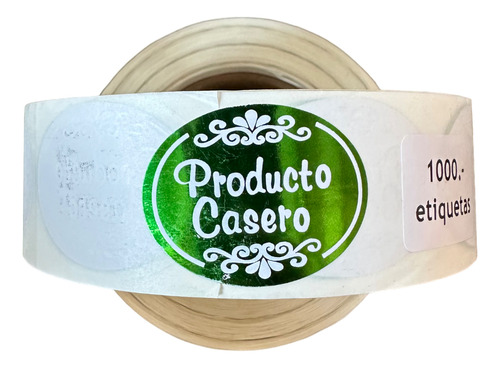 Etiquetas Autoadhesivas Producto Casero (1000 Unidades) 1
