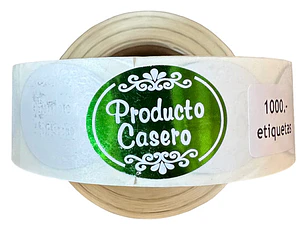 Etiquetas Autoadhesivas Producto Casero (1000 Unidades)