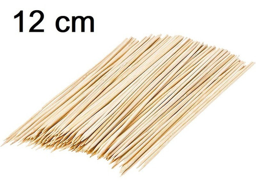 Brochetas / Palillos / Pincho De Madera 12cm  3