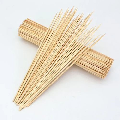 Brochetas / Palillos / Pincho De Madera 15cm (100 Unidades) 1