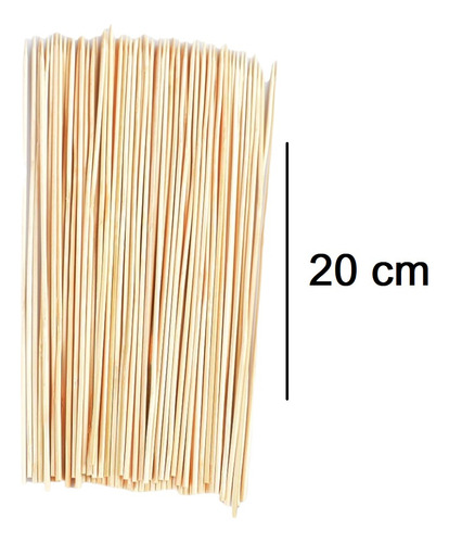 Palos Para Brochetas / Anticuchos /  Pincho  20cm 2