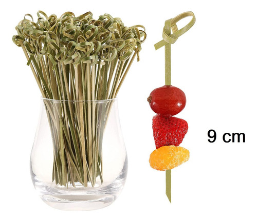 Brochetas / Palillos / Pincho De Bambú 9 Cm (45 Unidades) 2