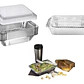 Bandeja / Envase De Aluminio C-20l C/tapa Domo (20 Unidades) - Miniatura 2
