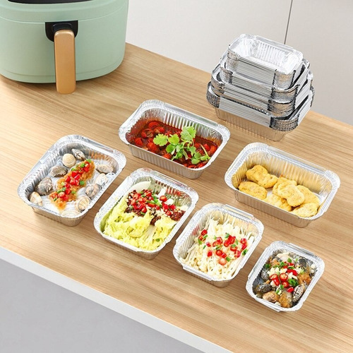 Bandeja / Envase De Aluminio C-20l C/tapa Domo (20 Unidades) 4