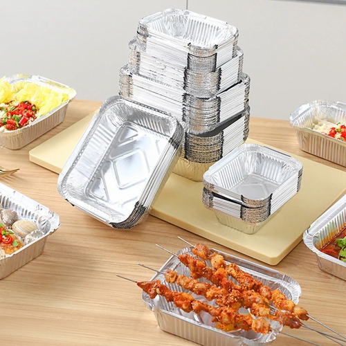 Bandeja / Envase De Aluminio C-20l C/tapa Domo (20 Unidades) 5