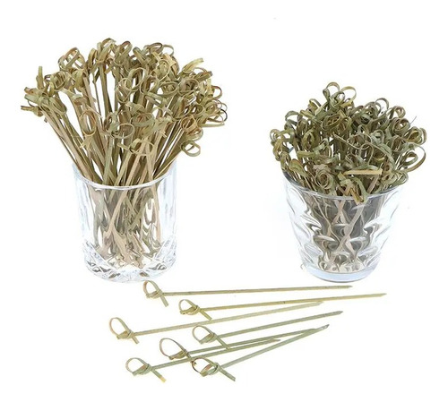 Brochetas / Palillos / Pincho De Bambú 12 Cm (45 Unidades) 1