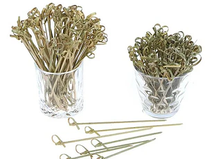 Brochetas / Palillos / Pincho De Bambú 12 Cm (45 Unidades)