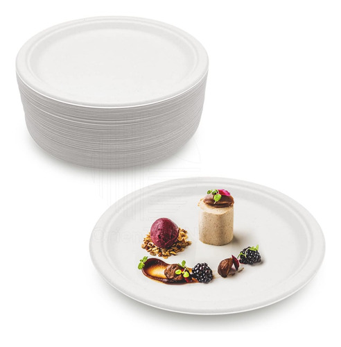 Plato Biodegradable 17.5 Cm (20 Unidades) 1