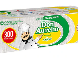 Servilletas De Coctel 24x24 Cm (300 Unidades)