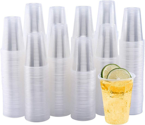 Vaso Plástico Desechable 12 Oz Sin Tapa (50 Unidades) 1
