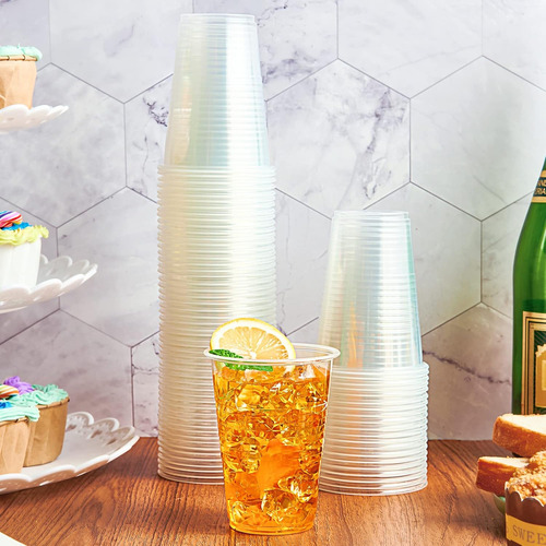 Vaso Plástico Desechable 12 Oz Sin Tapa (50 Unidades) 3