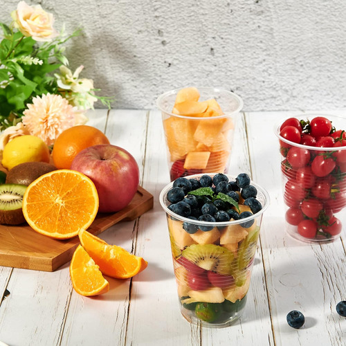 Vaso Plástico Desechable 12 Oz Sin Tapa (50 Unidades) 4