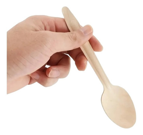 Cucharas De Madera (100 Unidades) 5
