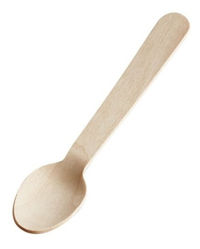 Cucharas De Madera (100 Unidades) 8