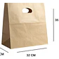 Bolsa Kraft Con Manilla 35x32x18 Cm (25 Unidades) - Miniatura 2