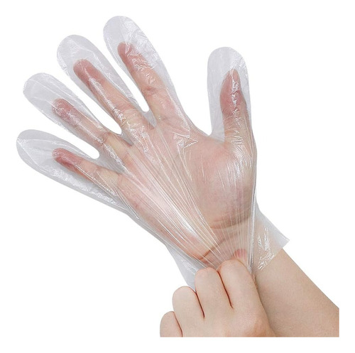Guantes Plásticos Desechables (100 Unidades) 1