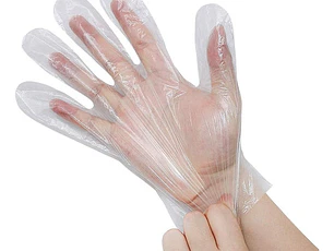 Guantes Plásticos Desechables (100 Unidades)