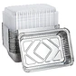 Bandeja / Envase De Aluminio C-30 C/tapa Domo (20 Unidades) - Miniatura 1