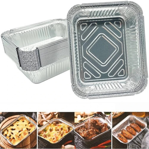Envase De Aluminio C-10 XL C/tapa Domo (20 Unidades) 4