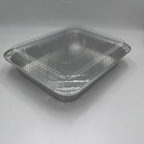 Bandeja / Envase De Aluminio C-50 C/tapa Domo (5 Unidades) 2