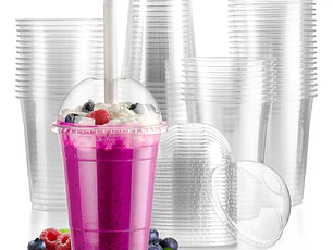 Vaso Con Tapa Domo 16 Oz (50 Unidades)