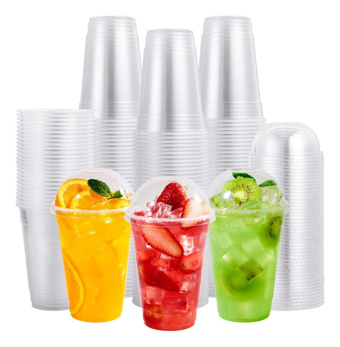 Vaso Con Tapa Domo 16 Oz (50 Unidades) 5