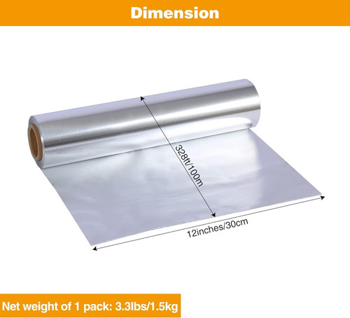 Papel Aluminio / Alusa Foil  (100 Metros) 4