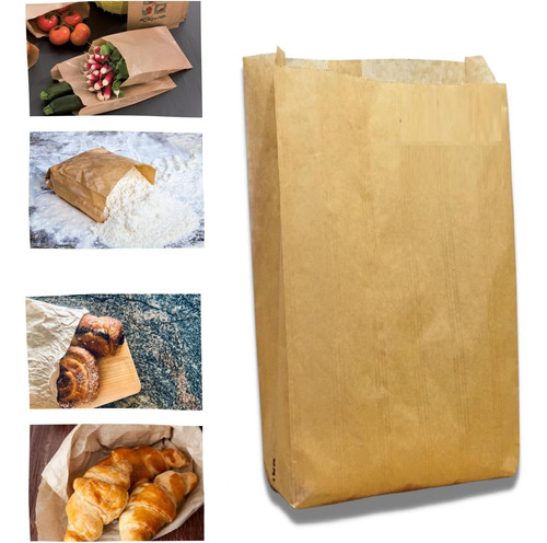 Saco / Bolsa Papel Kraft 7 Kg 40gr (100 Unidades) 2