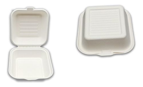 Envase Biodegradable / Porta Sándwich / Hamburguesa (50 Uds) 3
