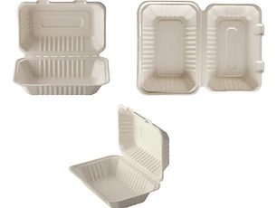Envase Biodegradable / Porta Colación / Comidas (50 Uds)