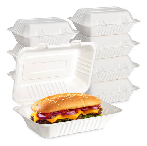 Envase Biodegradable / Porta Colación / Comidas (50 Uds) 6