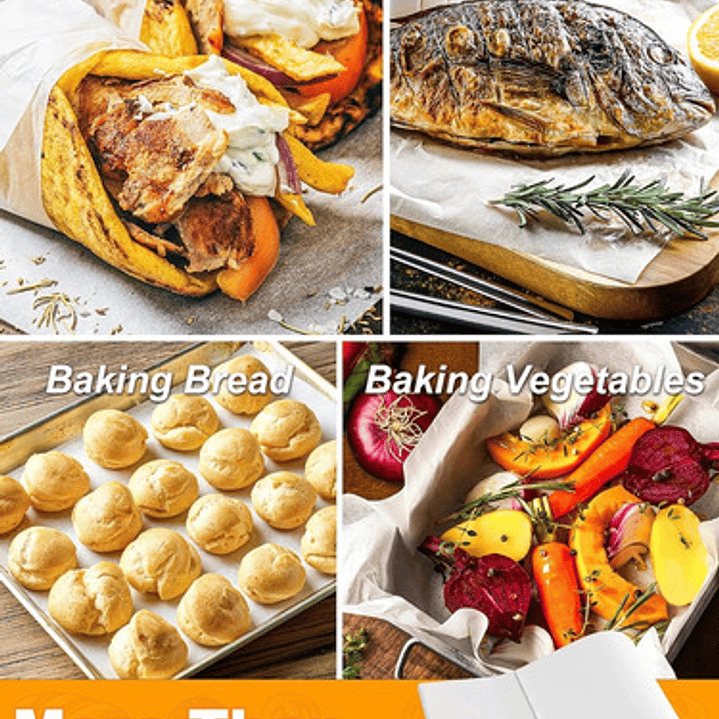 Papel Mantequilla 35g 50x39 Cm (150 Hojas) 5