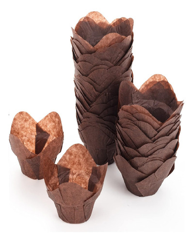 Tulipa / Capsula Flor De Loto Para Muffin (100 Unidades) 1