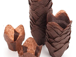 Tulipa / Capsula Flor De Loto Para Muffin (100 Unidades)