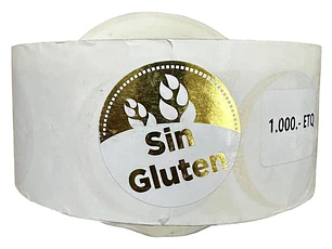 Etiquetas Autoadhesivas Sin Gluten (1000 Uds.)