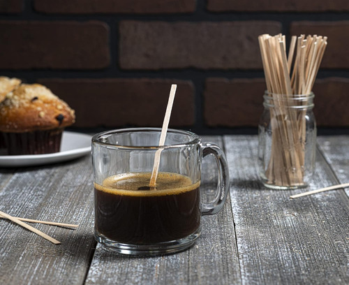 Revolvedores Mezcladores De Madera Café/té ( 1.000 Unidades) 2