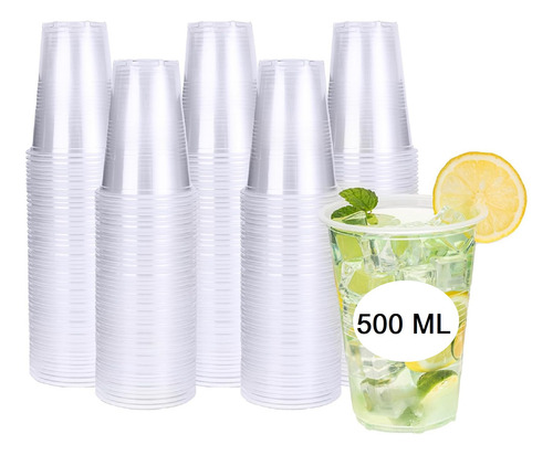 Vaso Plástico  500 ML -16 Oz Económico  (50 Unidades) 2