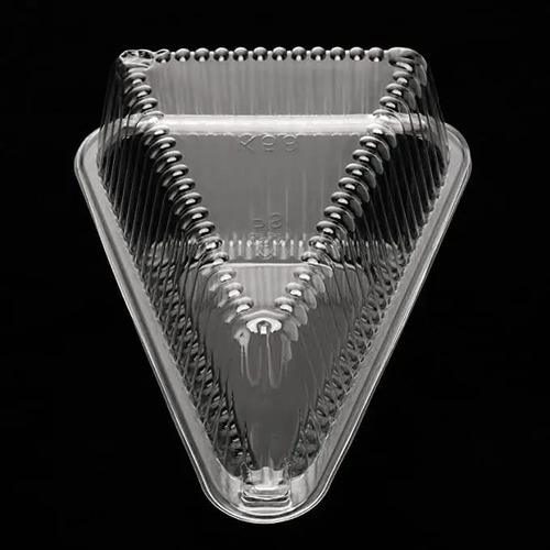 Envase Triangular Para Torta Alto 7187a (50 Unidades) 4