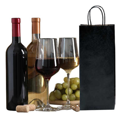 Bolsa De Papel Para Botellas 39x8x15 (12 Unidades) 3