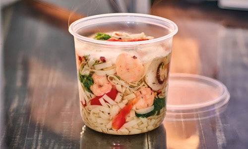 Pote / Envase Plástico 24 Oz - 750 Ml Con Tapa (25 Unidades) 3