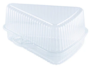 Envase Triangular Para Torta Bajo 7187b (50 Unidades)