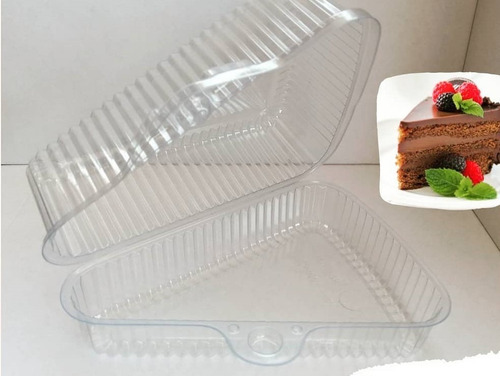 Envase Triangular Para Torta Bajo 7187b (50 Unidades) 3