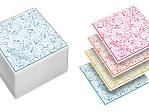 Servilletas Con Diseños 24x24 Cm (250 Unidades)