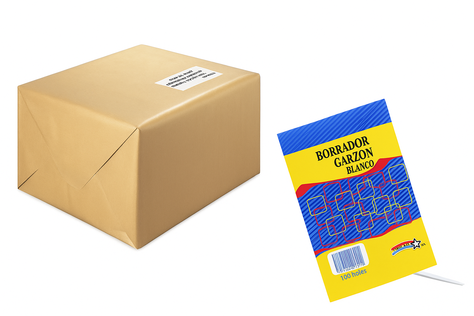 Borrador Garzón Blanco 100 Hojas (pack 40 Unidades) 1