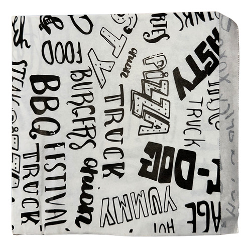 Bolsas De Papel Antigrasa Para Hamburguesas 19x19 cm (100 Unidades) 2