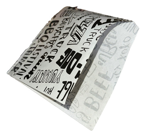Bolsas De Papel Antigrasa Para Hamburguesas 19x19 cm (100 Unidades) 4