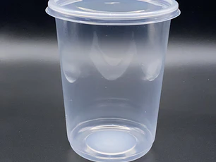 Contenedor Envase Plástico 1 Litro/32 Onzas Con Tapa (25 Unidades)
