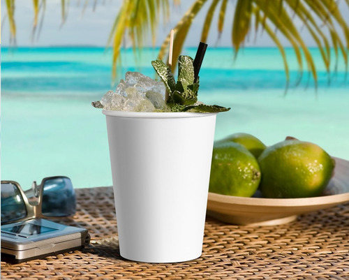 Vaso polipapel 12 Oz Blanco (50 Unidades) 4