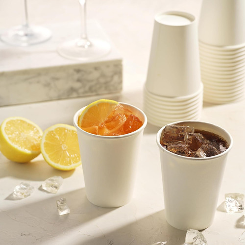 Vaso polipapel 12 Oz Blanco (50 Unidades) 5